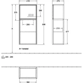 Villeroy & Boch Finion Seitenschrank F50