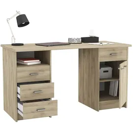 preisbrecher Schreibtisch Monaco 2 Eiche