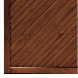Andrewex Sichtschutzelement Toulon 180 x 150 cm Braun Holz