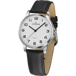 Quarzuhr ATRIUM, schwarz, Armbanduhren, Herren, Armbanduhr, Damenuhr, Herrenuhr, retro
