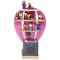 Boarti Wandregal Regal Heißluftballon Toniebox Tonies Figuren rosa
