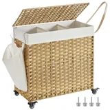 Songmics Wäschekorb, Wäschekorb (8 x x cm, 140 L,
