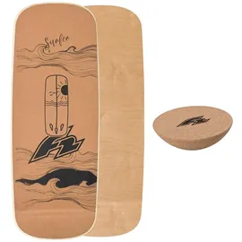 F2 Balanceboard Set Kork 83 x 29 cm/beige