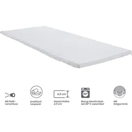 REDBEST Surrey Topper 180 x 200 cm Weiß