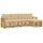 vidaXL Outdoor-Sofagarnitur 5-tlg. Weiß/Beige