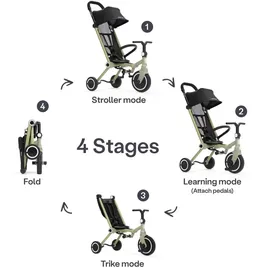 Smart Trike SmarTrike Wonder Dreirad 2-in-1, Olive