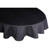 Wirth Tischdecke »Lahnstein«, oval, schwarz