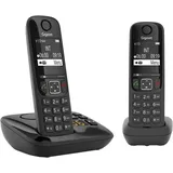 Gigaset AS690A Duo 2 Schnurlose Telefone Anrufbeantworter Brillante Audioqualitä