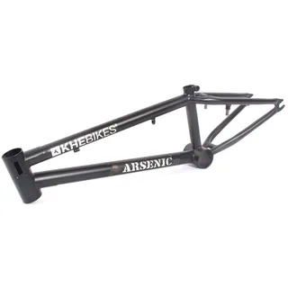 KHEbikes Fahrradrahmen KHE ARSENIC 18 Zoll Rahmen schwarz, BMX Rahmen KHEbikes