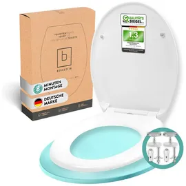 Benkstein Premium Toilettendeckel antibakteriell Duroplast Weiß