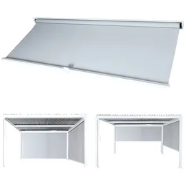 MCW Seitenwand für Pergola 1 Stück 3,38 x 2,06 x 0,01 m Weiß