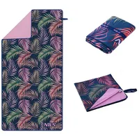 NILS CAMP Mikrofaser-Handtuch 160x80 cm Nils Camp NCR14 rosa|SCHWARZ|königliches