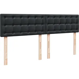 vidaXL Boxspringbett 180 x 200 cm Schwarz
