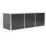 vidaXL Garten-Hochbeet verzinkter Stahl 240 x 80 x 77 cm Anthrazit
