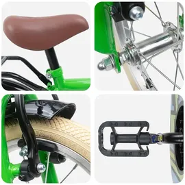 vidaXL Kinderfahrrad 16 Zoll grün