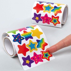 Star Sticker Rollen Value Pack  (pro Set 600) Bastelbedarf zu Weihnachten