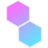 Govee Glide Hexa Light Panels 2 Panels Weiß/Glas/Kunststoff