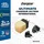 Energizer ENERGIZER, GaN 4A USB-C 20W Netzladegerät mit EU/UK/US Steckdosen, Schwarz / Gold - Bunt