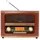 Adler AD 1187 Retro Radio braun