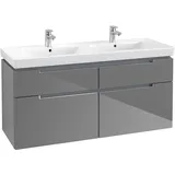 Villeroy & Boch Waschtischunterschrank 4 Auszüge 128,7 x 59,0 x 44,9 cm Grau