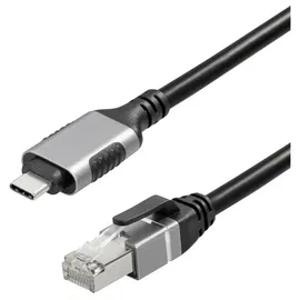 Maxtrack USB-C auf RJ45 Adapter 1,5 m Schwarz