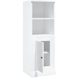 vidaXL Highboard 36 x 103,5 x 35,5 cm Hochglanz-Weiß