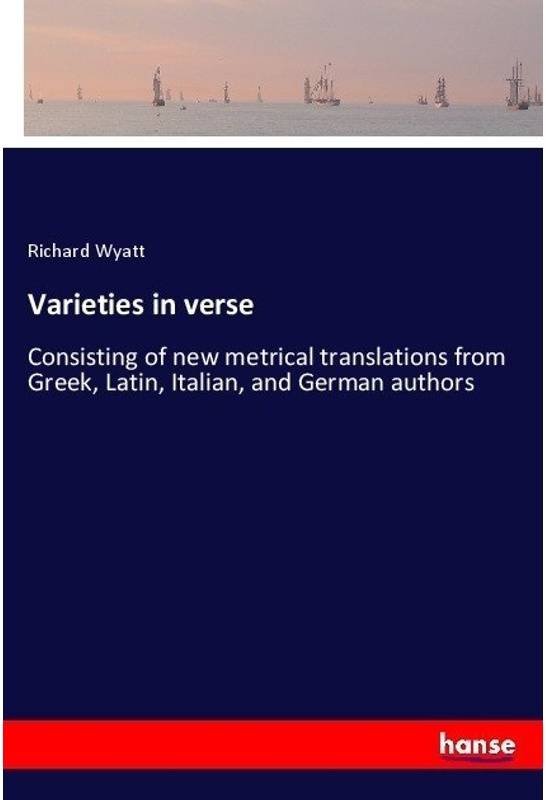 Varieties In Verse - Richard Wyatt  Kartoniert (TB)