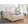 Home Affaire »Fargo« inkl. Topper, in 3 Matratzenarten, in Samt- oder Strukturstoff beige