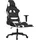 vidaXL Falix Gaming-Stuhl Schwarz/Weiß