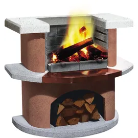 Buschbeck Grillbar Bologna 110 x 65 x 93 cm weiß/terrakotta