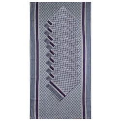 10x Geschirrtuch, 50x100cm, 100% Baumwolle, Grubentuch, Küchentuch, Trockentuch, blau Karo Muster