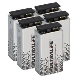 Ultralife U9VL-J-P 9V 1200 mAh 5 St.