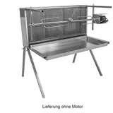 Schneider Grillgeräte Schneider Grill - Schneider Spanferkelgrill aus Edelstahl 120 cm Drehspieß Grillspieß
