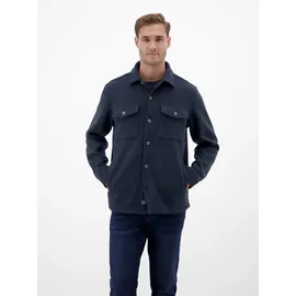 Lerros Overshirt Hemdjacke in Wolloptik - Classic Navy - XXXL