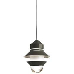 marset - Santorini Pendelleuchte Outdoor, Ø 21 cm, grau