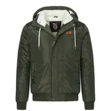 Rock Creek Winterjacke grün L