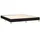 vidaXL Boxspringbett mit Matratze & LED Schwarz 180x200 cm Stoff
