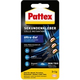 Pattex Sekundenkleber Ultra Gel Mini Trio 1 g