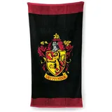 Groovy Gryffindor Badetuch 75 x 150 cm schwarz