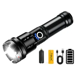 Qivee LED Taschenlampe Polizei Swat Cree Zoom 500 Meter