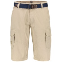 LERROS Cargobermudas (2-tlg) inklusive Gürtel beige|braun 34