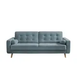 deinbett Schlafsofa mit Bettkasten Fjord ¦ blau ¦ Maße (cm): B: 226 H: 88 T: 90.0