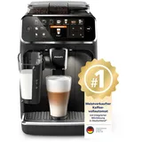 Philips Espressomaschine der Serie 5400 – Genießen Sie 12 Getränke, schnell reinigendes LatteGo, intuitives TFT-Display, anpassbare Kaffeeeinstellungen, erstklassiges Küchendesign (EP5441/50)