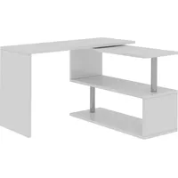 Schreibtisch INOSIGN "Volta" Tische Gr. B/H/T: 120 cm x 75 cm x 50 cm, weiß (weiß, weiß) Schreibtische multifunktional aufbaubar, Winkelschreibtisch