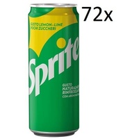 72x Sprite Limone Lime Zitronengetränk Limette 330ml kohlensäurehaltiges Getränk