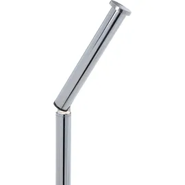 Wenko Stand Toilettenpapierhalter 2 in 1 Glänzend Edelstahl 21 x 55 x 17 cm