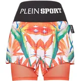 Plein Sport Shorts, Größe M, in weiß 0121 | white/multicolored