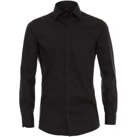 Venti Langarmhemd schwarz 41