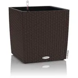 LECHUZA Cube Cottage 50 Komplettset 50 x 50 x 50 cm mokka
