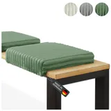 lycce Bankauflage/Klemmkissen DELUXE 1 Leiste, super breiter Cordstoff